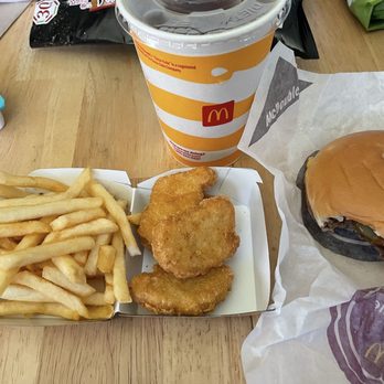 McDonald's - New $5.00 meal @ McDonald's  Double Hamburger, Fries and chicken nuggets and a drink - Fast Food Near Me - Honolulu, Hawaii