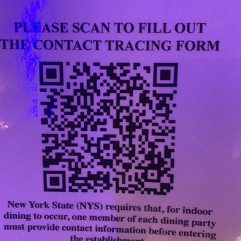 ViV - Before you order you must fill out a tracing form on your phone. - Thai Near Me - New York, New York