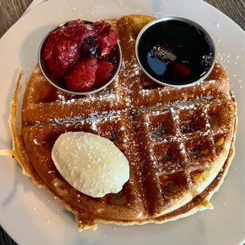 Cos&Pi - Fluffiest softest buttery Belgian Buttermilk Waffle - Breakfast & Brunch Near Me - South Pasadena, California