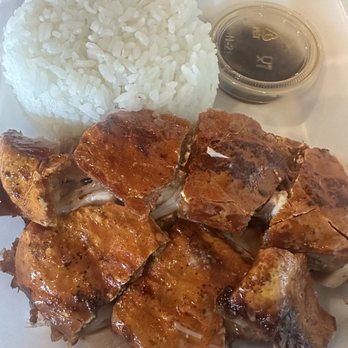 Bai Cebu Lechon - About 1/2 kb of lechon chopped up. It's served with rice and soy based sauce. - Filipino Near Me - Suisun City, California