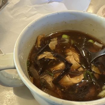 Sakura Grill & Buffet - Very delicious Hot and Sour soup topped with green onions - Chinese Near Me - Sacramento, California Sakura Grill & Buffet - Very delicious Hot and Sour soup topped with green onions - Chinese Near Me - Sacramento, California