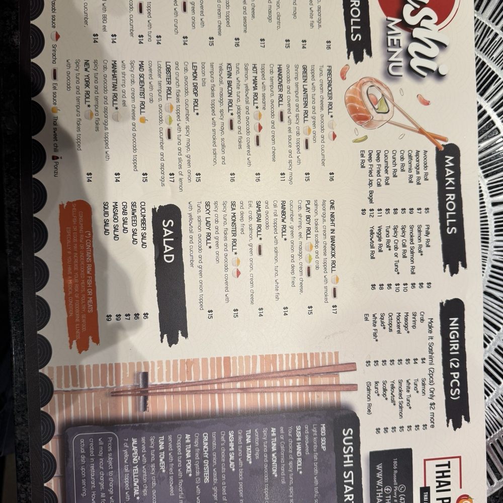Thai Pepper - Sushi menu - Pan Asian Near Me - Warner Robins, Georgia Thai Pepper - Sushi menu - Pan Asian Near Me - Warner Robins, Georgia