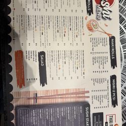 Thai Pepper - Sushi menu