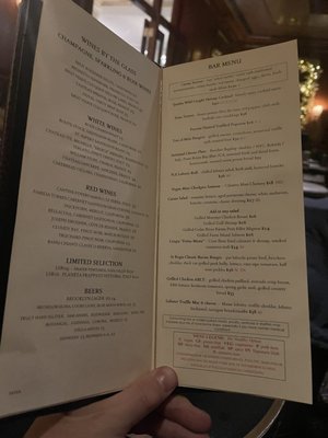 Menu photo 4 King Cole Bar New York, NY Menu photo 4 King Cole Bar New York, NY