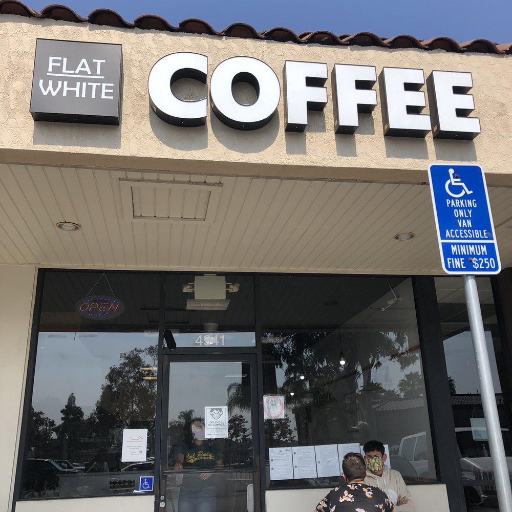 Flat White Coffee - Outside seating available - Cafes Near Me - Cypress, California Flat White Coffee - Outside seating available - Cafes Near Me - Cypress, California