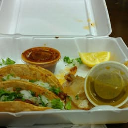 Not the best pic, but al pastors. That red sauce is *droolz*