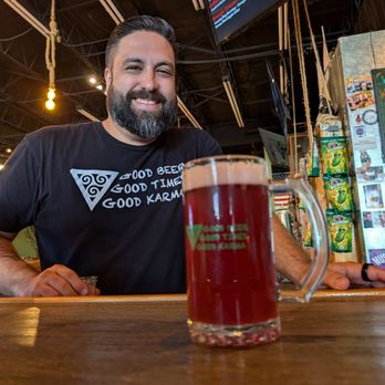Coastal Karma Brewing - You're my boy blue, an American lager with blueberries and a friendly bar staff will. - Breweries Near Me - Lake Park, Florida