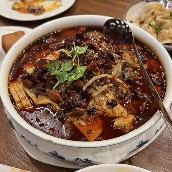 SzeChuan Alley - C06. Boiled Pork Blood Tripe And Ham In Chili Sauce C06. - Szechuan Near Me - Chicago, Illinois SzeChuan Alley - C06. Boiled Pork Blood Tripe And Ham In Chili Sauce C06. - Szechuan Near Me - Chicago, Illinois