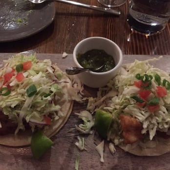 El Santo - Pescado tacos with lime avocado salsa - Mexican Near Me - New Westminster, British Columbia