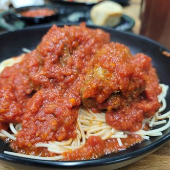 The Original San's Pizzeria - Stella's spaghetti and meatballs, very good. - Pizza Near Me - Anthony, Florida The Original San's Pizzeria - Stella's spaghetti and meatballs, very good. - Pizza Near Me - Anthony, Florida