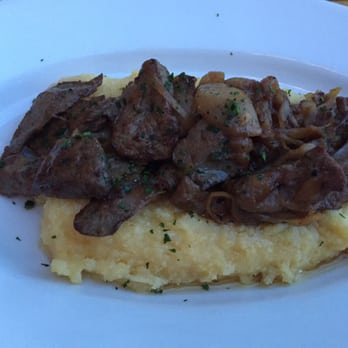 Bacaromi - Venetian style liver on a bed of polenta - Italian Near Me - Venezia, VE Bacaromi - Venetian style liver on a bed of polenta - Italian Near Me - Venezia, VE