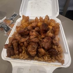 China Mi - Combo 2 with Orange Chicken, Bourbon Chicken, and Fried Rice