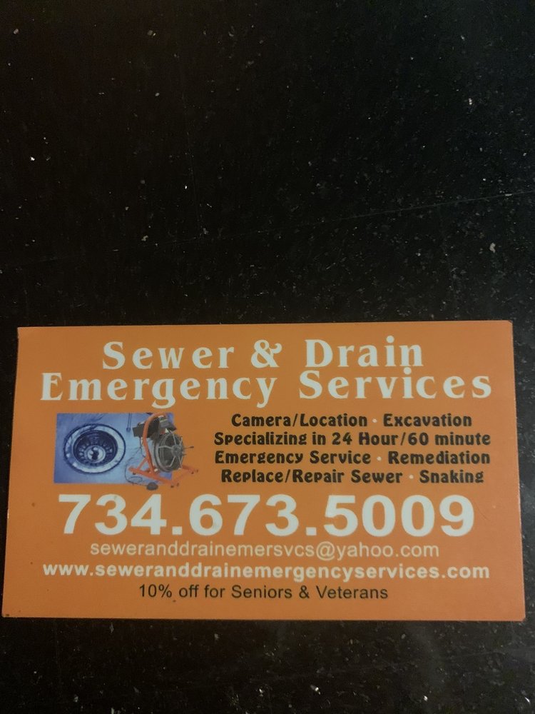 Slide of Sewer & Drain Emergecy Services