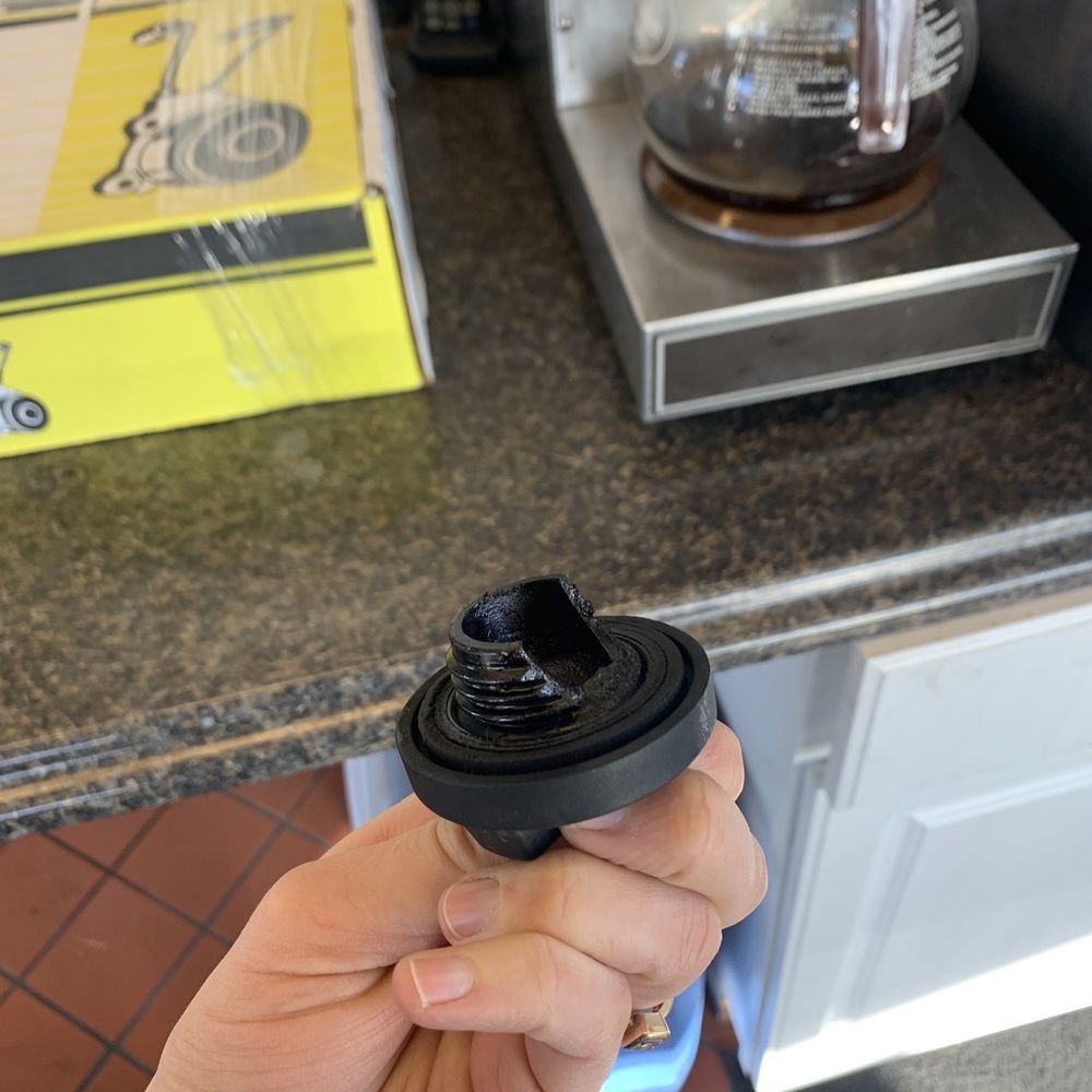Midas - Broken oil cap - Tires Near Me - Denver, Colorado Midas - Broken oil cap - Tires Near Me - Denver, Colorado