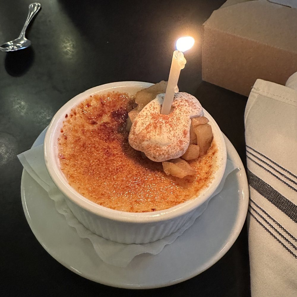 Merchants Pub & Plate - Caramel apple Creme brûlée - New American Near Me - Lawrence, Kansas Merchants Pub & Plate - Caramel apple Creme brûlée - New American Near Me - Lawrence, Kansas