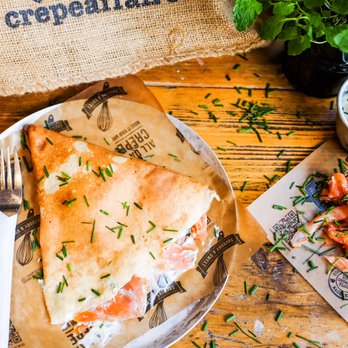 Crêpeaffaire Birmingham - Smoked Salmon & Cream Cheese Crepe - Creperies Near Me - Birmingham, XWM