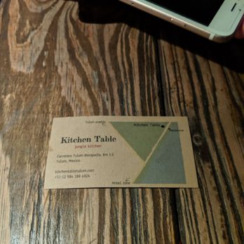 Kitchen Table - Their card - Portuguese Near Me - Tulum, ROO Kitchen Table - Their card - Portuguese Near Me - Tulum, ROO