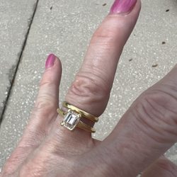Walden Jewelers - My estate diamond was cleaned, and the prongs were checked to and I was able to see what was engraved in my estate family wedding band.