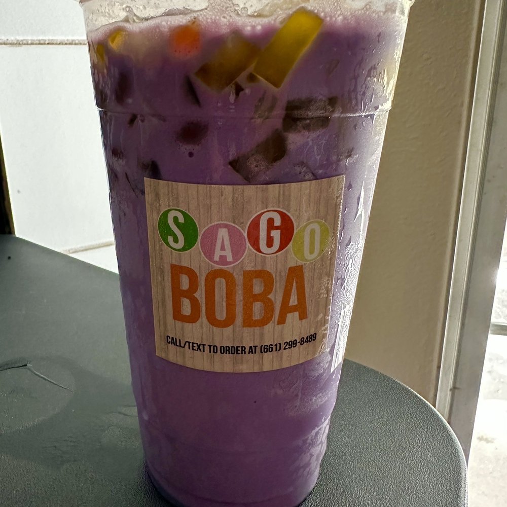 Sago Boba - Ube Halo Halo Drink - Bubble Tea Near Me - Valencia, California