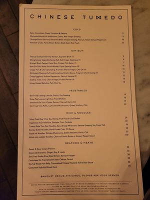 Menu photo 5 Chinese Tuxedo New York, NY Menu photo 5 Chinese Tuxedo New York, NY