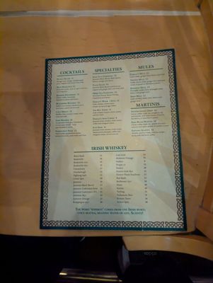 Menu photo 6 Dargan's Irish Pub and Restaurant Ventura, CA Menu photo 6 Dargan's Irish Pub and Restaurant Ventura, CA