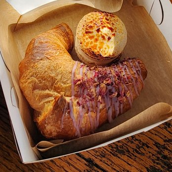 Enchante - Rosewater croissant and creme Brulee macaron - Bakeries Near Me - Kansas City, Missouri Enchante - Rosewater croissant and creme Brulee macaron - Bakeries Near Me - Kansas City, Missouri