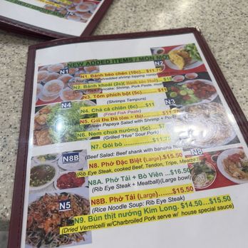 Kim Hoa Hue Restaurant 2 - Menu - Vietnamese Near Me - Temple City, California