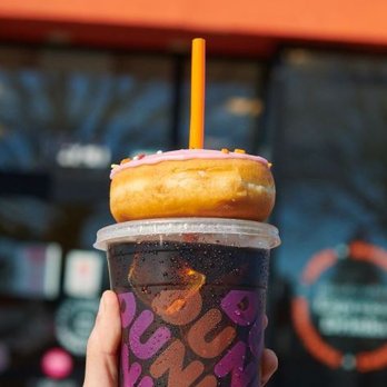 Dunkin' - Dunkin' Cold Brew with Donut - Donuts Near Me - Trooper, Pennsylvania