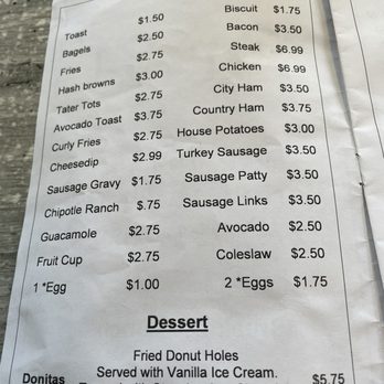 Sur 81 - Breakfast Menu (pg 1) - July 2024 - Breakfast & Brunch Near Me - Marion, Virginia