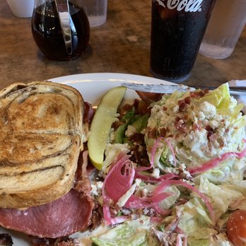 Mirror Lake Diner - Reuben sandwich and bleu cheese wedge - Diners Near Me - Kamas, Utah Mirror Lake Diner - Reuben sandwich and bleu cheese wedge - Diners Near Me - Kamas, Utah
