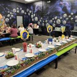 Elevate Trampoline Park - Party Setup