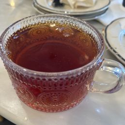 London Fog hot tea--very good. London Fog hot tea--very good.