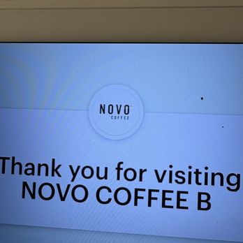Novo Coffee - After paying- nice touch. - Coffee & Tea Near Me - Denver, Colorado Novo Coffee - After paying- nice touch. - Coffee & Tea Near Me - Denver, Colorado