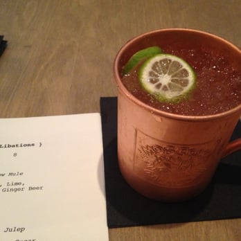 Bevy - Moscow Mule in a real copper mug -- it enhances the flavor! - Cocktail Bars Near Me - Honolulu, Hawaii Bevy - Moscow Mule in a real copper mug -- it enhances the flavor! - Cocktail Bars Near Me - Honolulu, Hawaii
