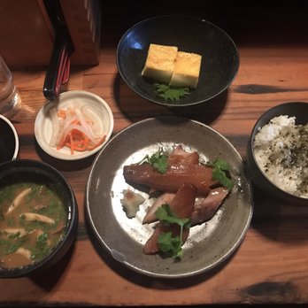 Ramen Shop - Japanese breakfast- flaky smoked cod, umami miso/dashi flavors tempered with the sweet tamago and pickled daikon and carrots. - New American Near Me - Oakland, California Ramen Shop - Japanese breakfast- flaky smoked cod, umami miso/dashi flavors tempered with the sweet tamago and pickled daikon and carrots. - New American Near Me - Oakland, California