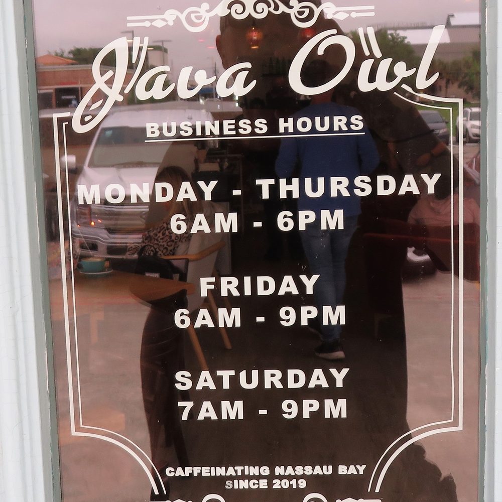 Java Owl Coffee House - Coffee & Tea Near Me - Nassau Bay, Texas