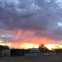 The Sanctuary At South Mountain - Sunset over one of the barns