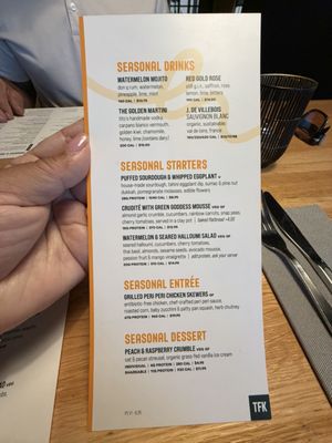 Menu photo 1 True Food Kitchen San Diego, CA Menu photo 1 True Food Kitchen San Diego, CA