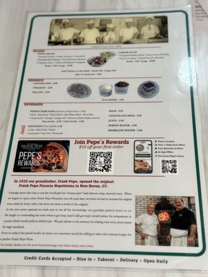 Menu photo 7 Frank Pepe Pizzeria Napoletana Bethesda, MD Menu photo 7 Frank Pepe Pizzeria Napoletana Bethesda, MD