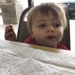 Little dude in a big chair
