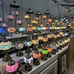 Raleigh Flea Market - Cool lights from Turkey. I bought one