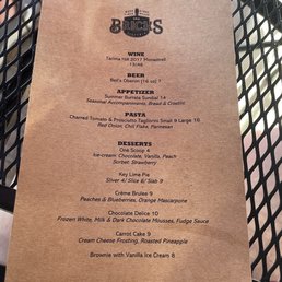 The Brick's specials today.