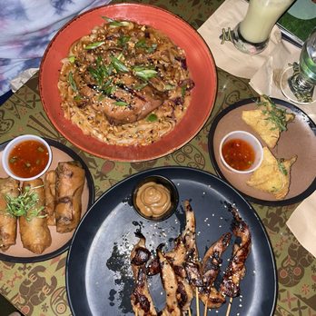 Max’s South Seas Hideaway - Drunken noodles, chicken satay, crab rangoons and spring rolls! - Tiki Bars Near Me - Grand Rapids, Michigan Max’s South Seas Hideaway - Drunken noodles, chicken satay, crab rangoons and spring rolls! - Tiki Bars Near Me - Grand Rapids, Michigan