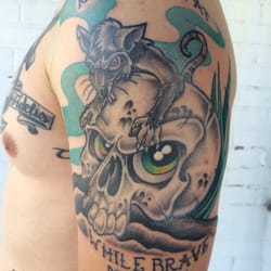 Heritage Tattoo Company - New school "Rats get fat" jammer!