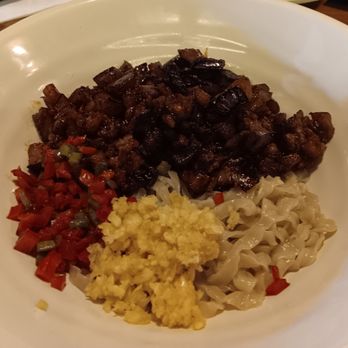 Meet Dumpling and Noodle - Eggplant & Minced Pork Noodle Bowl - Chinese Near Me - Friendswood, Texas