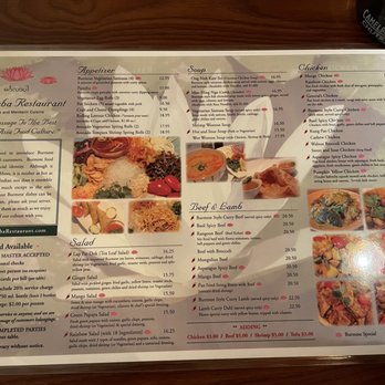 Mingalaba - Menu - February 2022 - Burmese Near Me - Burlingame, California Mingalaba - Menu - February 2022 - Burmese Near Me - Burlingame, California