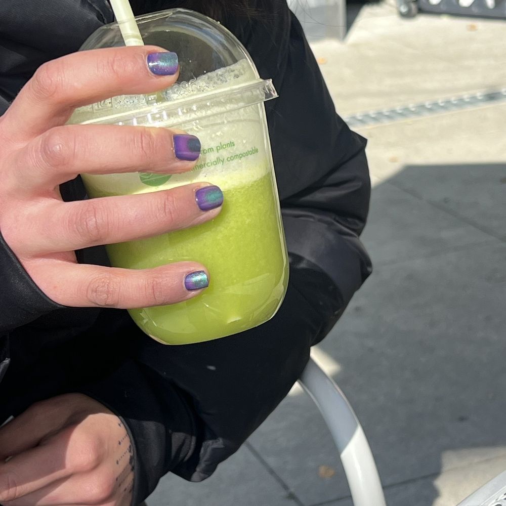 Go green juice! Go green juice!
