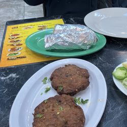 Chicken chapli kabab, Beef Kabab Roll
