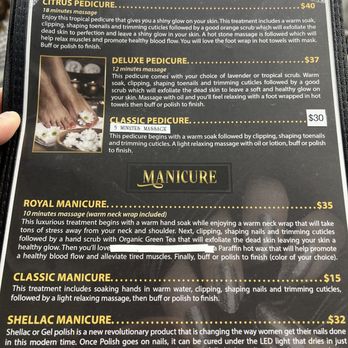 Beyond Beauty Nails And Spa - Menu - Nail Salons Near Me - Dickinson, Texas