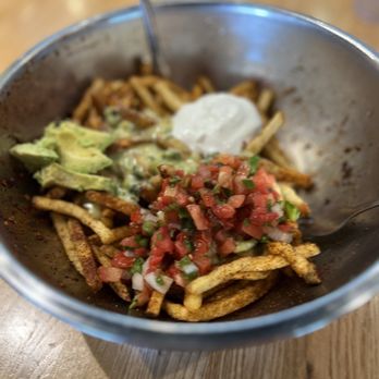 Hopdoddy Burger Bar - Here they are! The loaded nacho style fries! - Burgers Near Me - Jacksonville, Florida Hopdoddy Burger Bar - Here they are! The loaded nacho style fries! - Burgers Near Me - Jacksonville, Florida